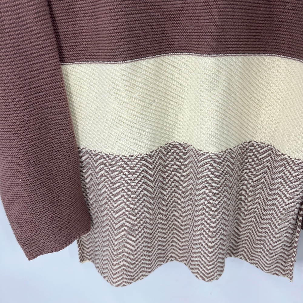 Three Bird Nest Color Block, Drop Shoulder High, … - image 7